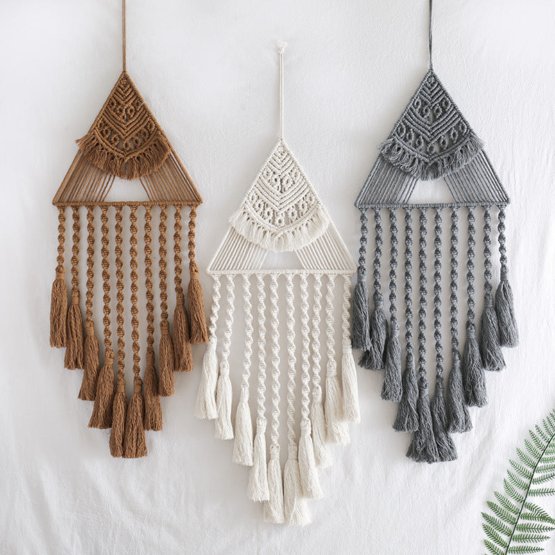 Handwoven Dream Catcher Wall Hanging - Bohemian Home Decor