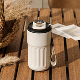 Double Wall Vacuum Insulated Coffee Cup - Keep Drinks Hot or Cold - Minihomy