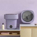 Mini Foldable Washing Machine - Portable Socks Underwear Panties Washer - Minihomy