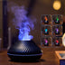 Drop Shipping RGB 130ML Flame Humidifier Diffuser Aroma Essential Oil Fire Flame Aroma Diffuser - Minihomy