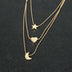 Alloy Star And Moon Pendant Necklace: Illuminate Your Style - Minihomy