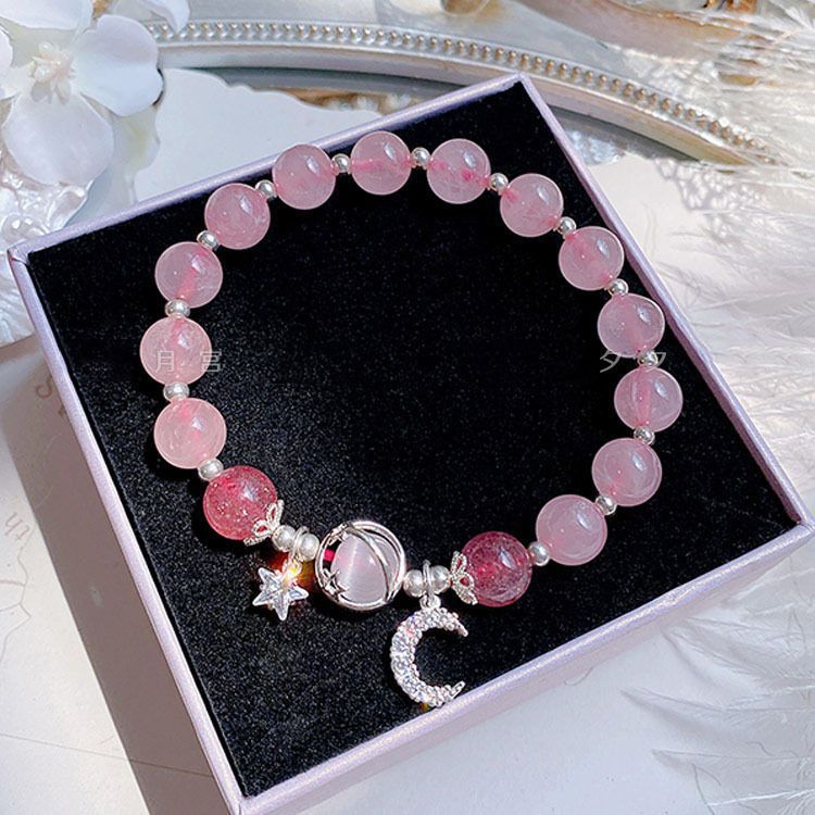 Lavender Opal Bracelet Female Special-interest Design Gray Moonlight - Minihomy