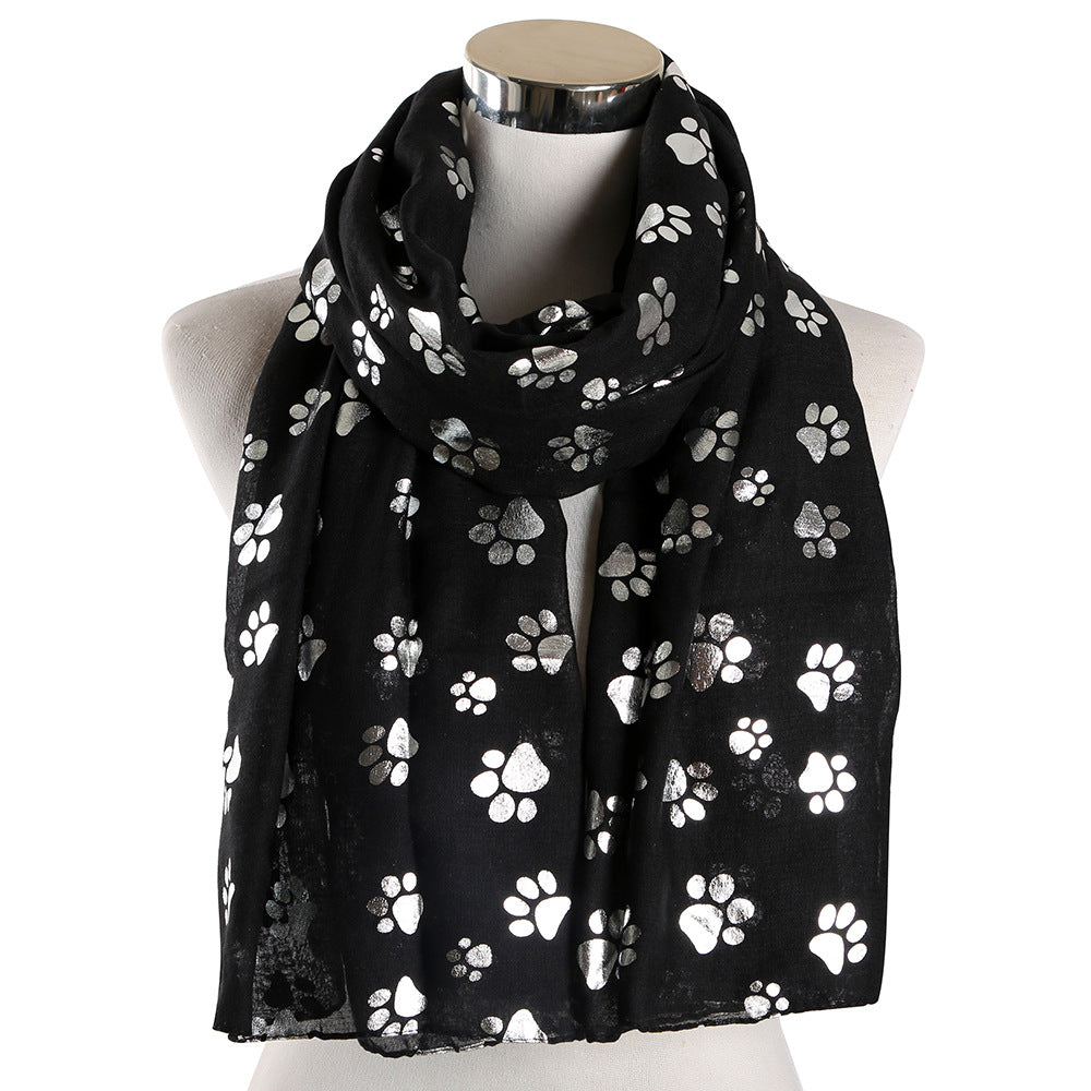 Spring And Summer Polyester Printed Scarf Long Shawl