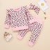 Autumn New Girl's Flying Sleeve Leopard Print Top - Minihomy