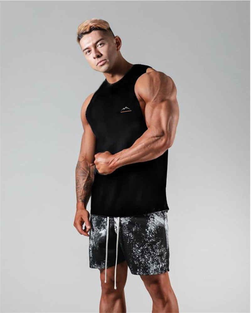 Fitness Sports And Leisure Clothes Short-sleeved Men - Minihomy