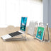 Aluminum Laptop Stand - Portable, Cooling, Adjustable Riser for Notebook & PC - Minihomy