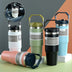 Portable Stainless Steel Travel Tumbler - Insulated Water Bottle with Handle Cover - Minihomy