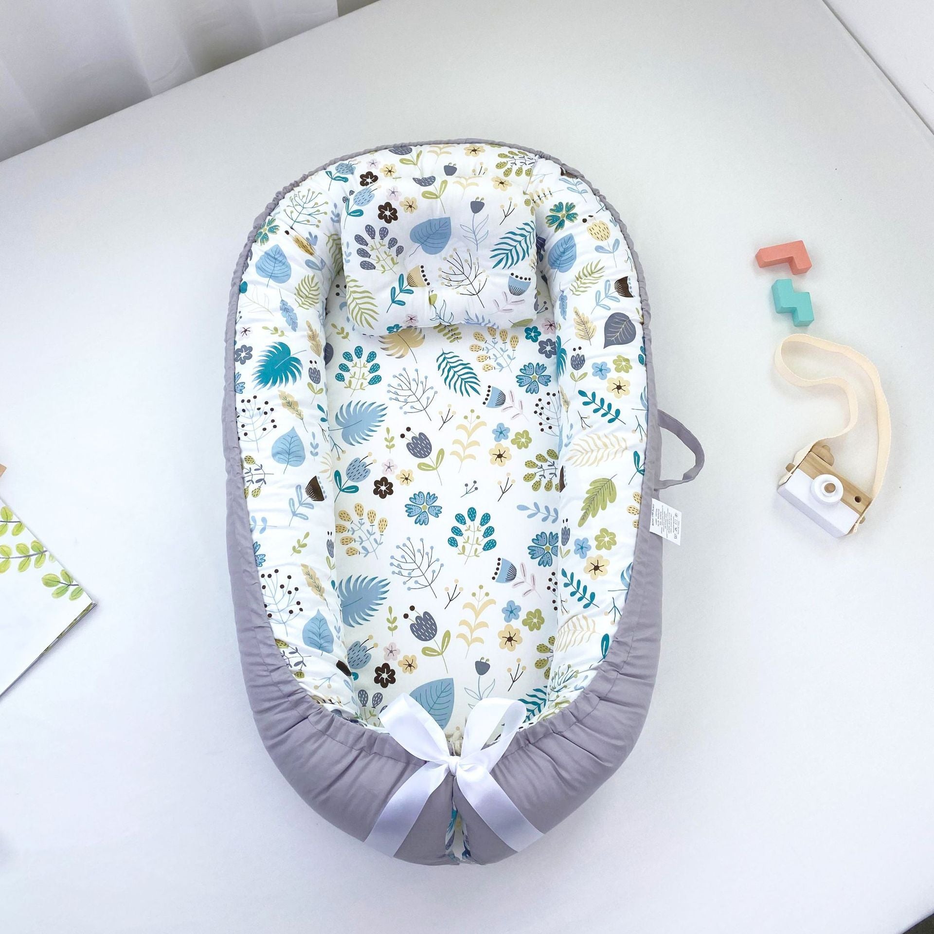 Pure Cotton Baby Nest Bed Portable Newborn Baby Bed