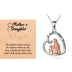 Heart Shaped Mother's Day Necklace Gift In Two Colors - Minihomy