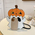 Halloween Shoulder Bags - Creative 3D Cartoon Pumpkin Ghost Design Cute Bags for Women - Minihomy