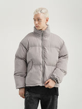 Men Stand-up Collar Bread Padded Jacket - Minihomy