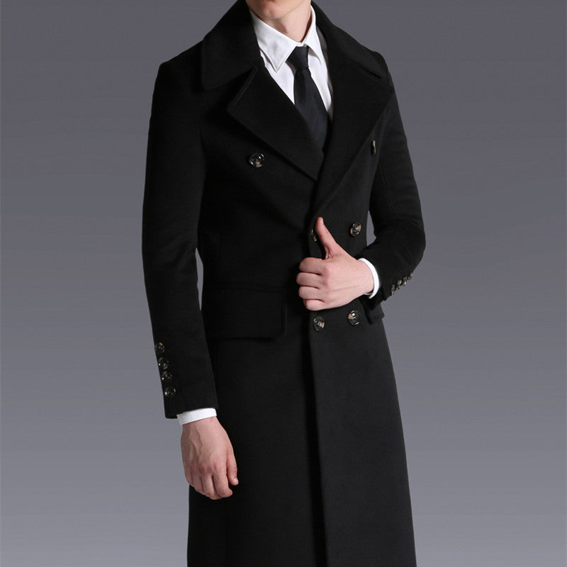 Business Coat with Large Lapel and Large Size Wool - Minihomy