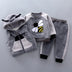 Fleece Thickening Boy Baby Suit Baby Boy Sweater Tide - Minihomy