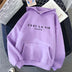 Loose Hooded Sweater Student Hoodie With Letter Print Sports Tops - Minihomy