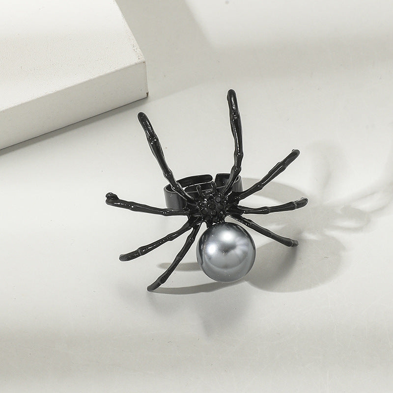 Halloween Simple Spider Shape Ring - Minihomy