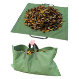 Garden Leaf Storage Outdoor Lawn Yard Waste Tarpaulin Container - Minihomy