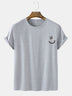 Men's Loose Casual Short-sleeved T-shirt - Minihomy