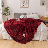 Single layer milk fleece blanket