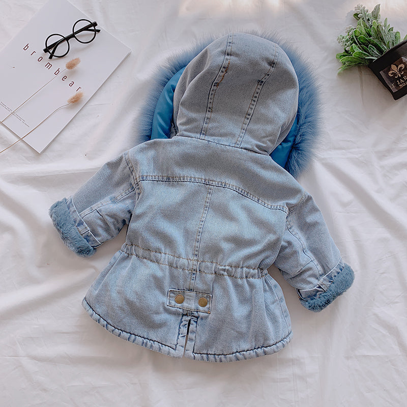 Girl Denim Coat: Stay Stylish and Cozy - Minihomy