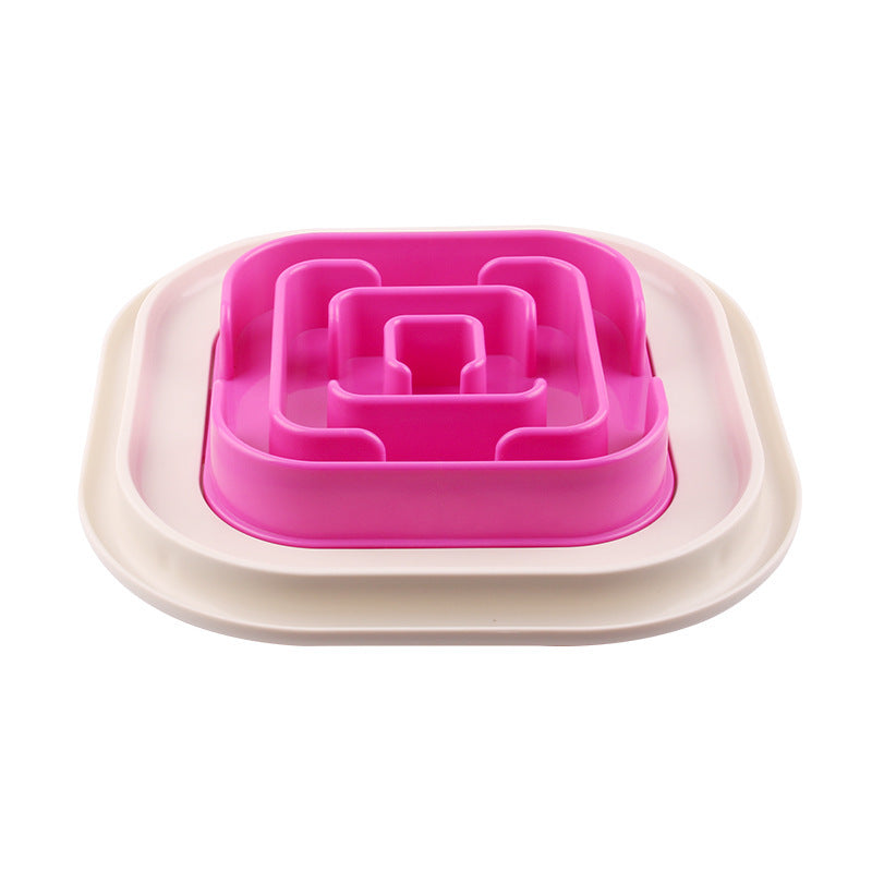 Anti-choking dog bowl slow food bowl - Minihomy