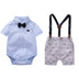 Baby boy short sleeve suit summer baby overalls - Minihomy