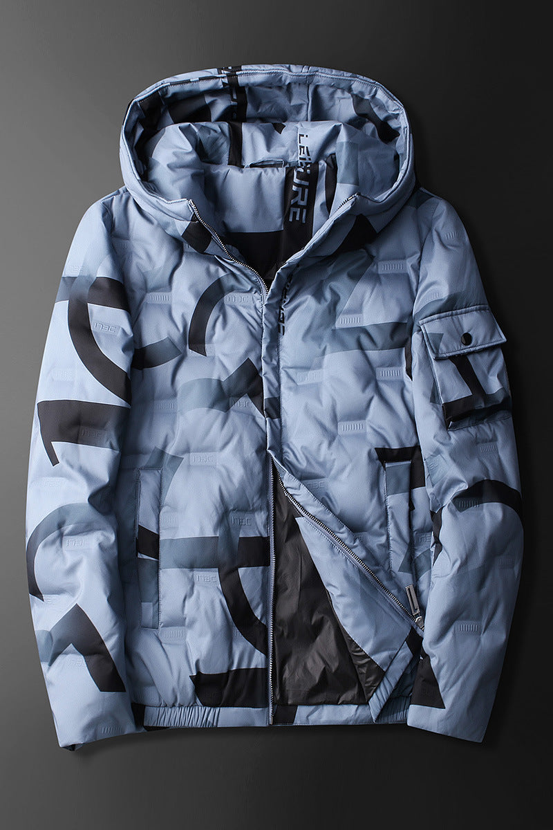 Hooded Down Jacket - Minihomy