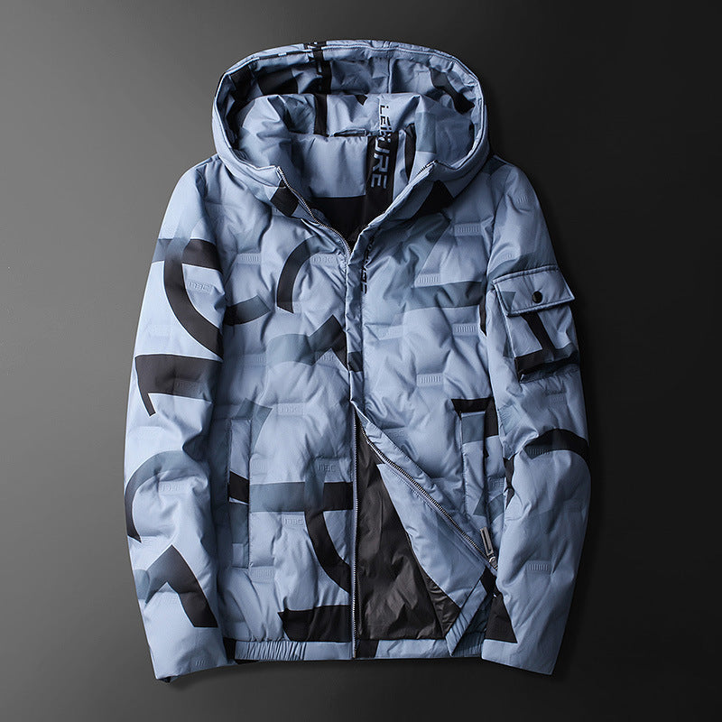 Hooded Down Jacket - Minihomy