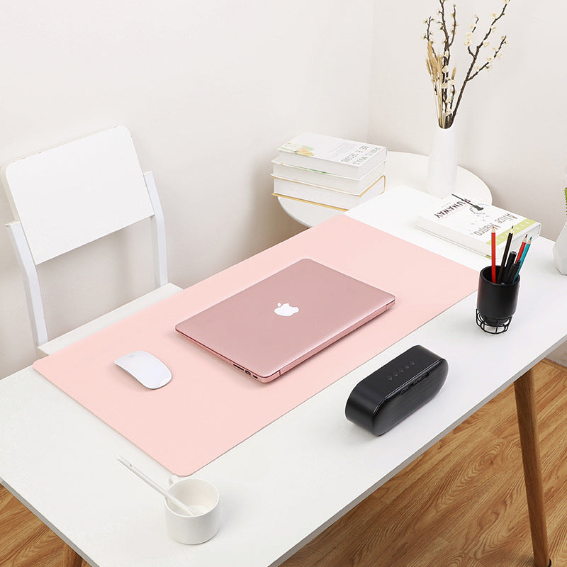 Extra Large Leather Mouse Pad - Double-Sided Design - Minihomy