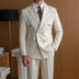 Men's Slim Double-Breasted Suit - Minihomy