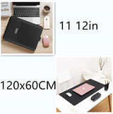 Extra Large Leather Mouse Pad - Double-Sided Design - Minihomy