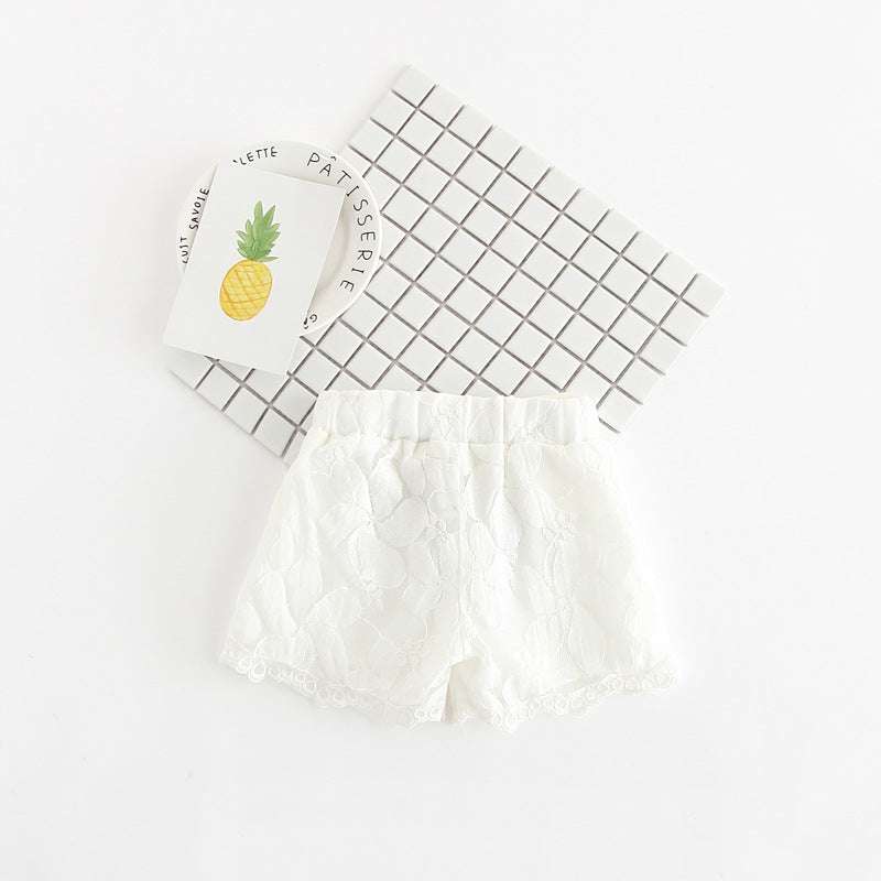 Lace shorts girls' clothing - Minihomy