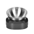 Pet Stainless Steel Bowl Pet Double Night - Minihomy