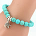 Bracelets for Women Men Cross Tree Snake Owl Hand Pendant Charm Bracelet - Minihomy