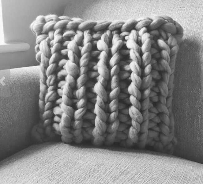 Handmade Square Chunky Pillow - Minihomy