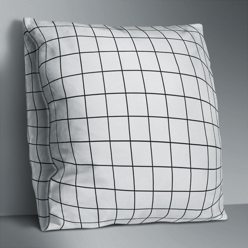 Simple Pattern Throw Polyester Pillow Case