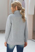 Casual Long-sleeved Solid Color Stand-up Collar Sweater - Minihomy