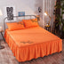 Beauty bed cover brushed bed skirt - Minihomy