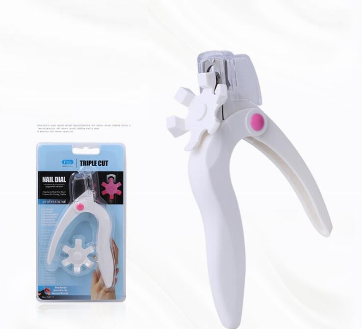 Nail Art Scissors False Nail Tips Edge Cutter - Minihomy