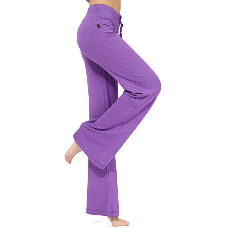 Wide Leg Flowy Female Trousers Yoga pants