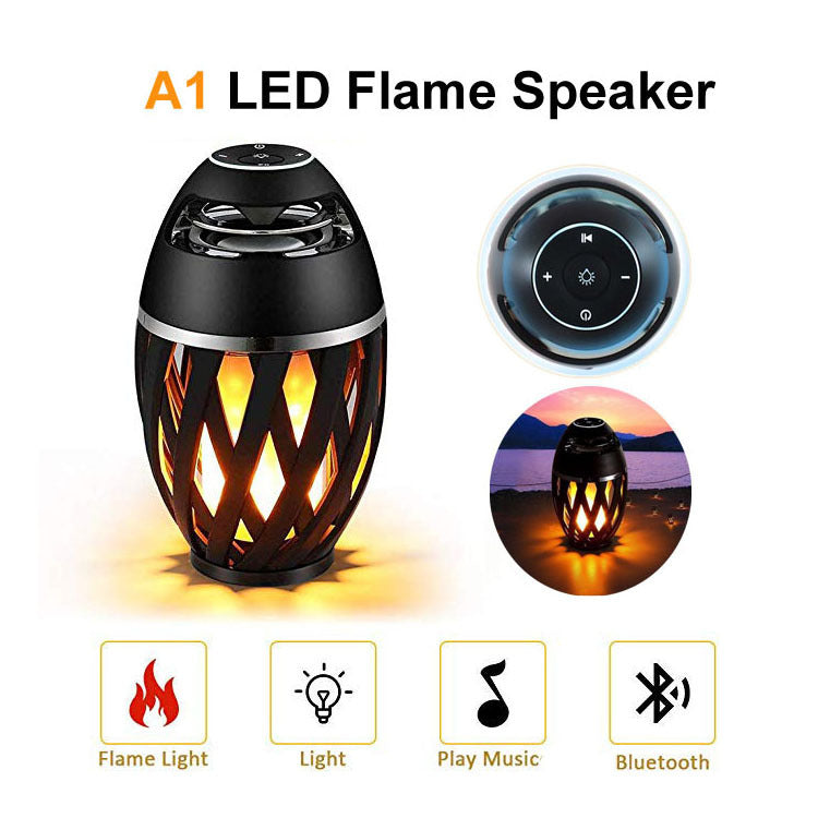 Flight-carrying Flame Bluetooth Speaker Box Home Decoration - Minihomy