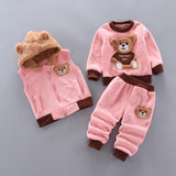 Children's thick three-piece suit - Minihomy