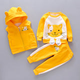 Children's thick three-piece suit - Minihomy