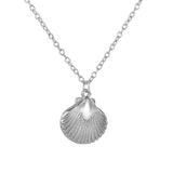 Marine Life Scallop Conch Shell Pendant Necklace - Minihomy