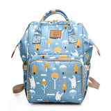 Maternity Multifunctional Maternity Bag Waterproof Floral Diaper Backpack - Minihomy