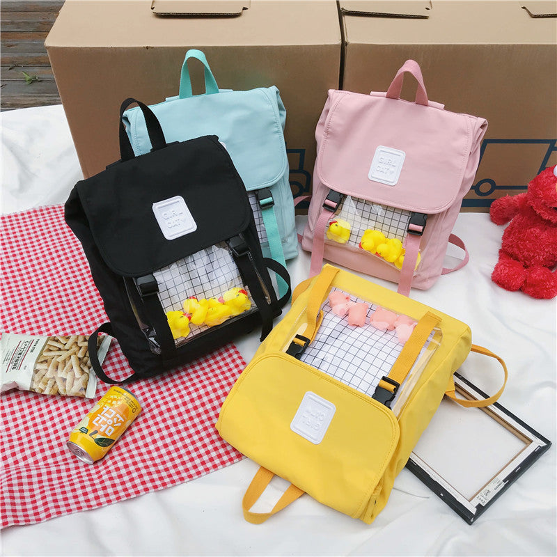 Korean Style College Backpack - Minihomy