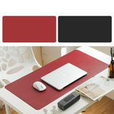 Extra Large Leather Mouse Pad - Double-Sided Design - Minihomy