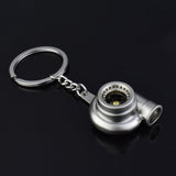 Creative Car Modification Turbocharger Engine Metal Keychain - Minihomy