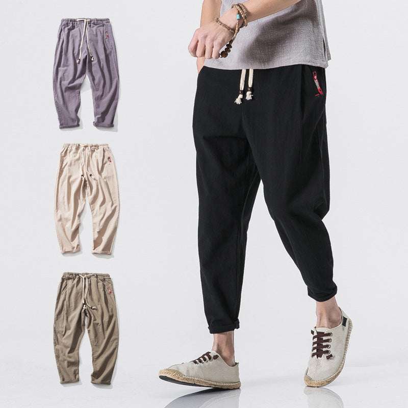 Men's nine-point harem pants - Minihomy