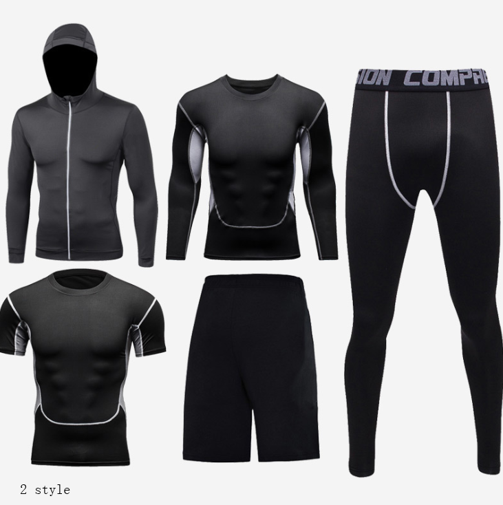 Fitness clothing suit basketball tights - Minihomy