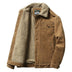 Men's Winter Plus Velvet Jacket Corduroy Tooling Casual jacket - Minihomy